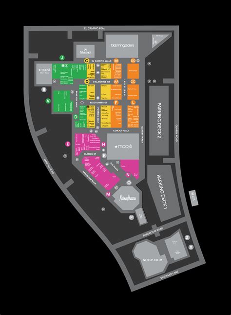 Interactive Map for Stanford Shopping Center .